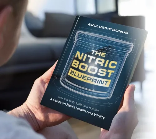 The Nitric Boost Blueprint - free digital bonus guide with multi-jar orders